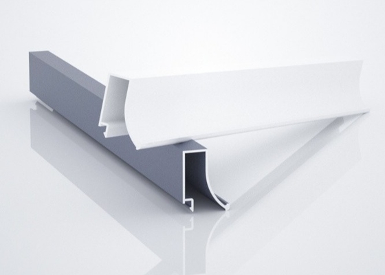 Windproof Anodised Aluminium Decorative Profiles 11 Glass Fixed Profile